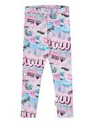 Print Leggings Pink Gugguu