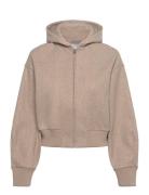 Over D Hooded Jacket Brown Mango