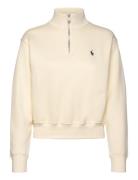 Fleece Quarter-Zip Cream Polo Ralph Lauren