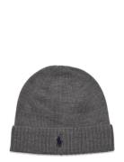 Signature Pony Wool Beanie Grey Polo Ralph Lauren