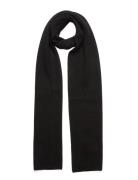 Signature Pony Wool Scarf Black Polo Ralph Lauren