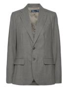 Stretch-Wool Flannel Blazer Grey Polo Ralph Lauren