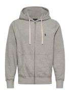 Rl Fleece-Lsl-Knt Grey Polo Ralph Lauren