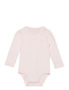 Puff-Sleeve Jersey Bodysuit Pink Ralph Lauren Baby