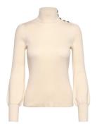 Cotton Modal-Ls Mn Top Cream Lauren Ralph Lauren