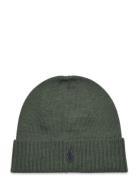 Signature Pony Wool Beanie Green Polo Ralph Lauren