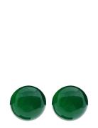 Malou Ear 10 Mm Green Agate Green Pipol's Bazaar