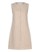 Bs Gia Slim Fit Dress Beige Bruun & Stengade