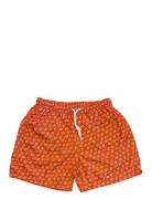 Retro Swimshorts Orange Portia 1924