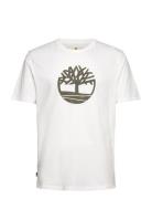 Camo Tree Logo Short Sleeve Tee White Timberland