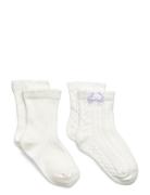 Knitted Socks Pair 2 White United Colors Of Benetton