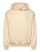 Essentials Puff Logo Hoodie Cream SIXTH JUNE