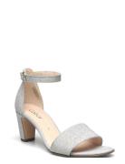 Ankle-Strap Sandal Silver Gabor