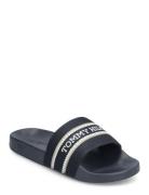 Hilfiger Poolslide With Webbing Navy Tommy Hilfiger