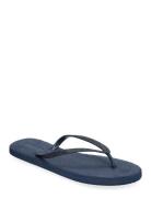 Flip Flops With Glitter Strap Navy Rosemunde