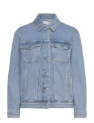 Slfalice Ls Light Blue Denim Jacket Noos Blue Selected Femme