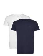 C-Neck T-Shirt 2-Pack Patterned GANT