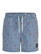 Jpstmaui Jjswim Mini Stripe Akm Jnr Navy Jack & J S