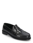 Miles Penny Loafer - Black Polido Black Garment Project