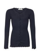 Rkbalta Modal Ls Lace Cardigan Navy Rosemunde Kids