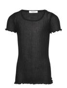 Rkbaku Ss T-Shirt Black Rosemunde Kids