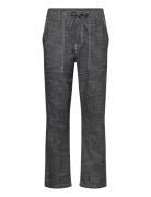 Akjan Twill Contrast Pants Grey Anerkjendt