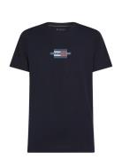 Flag Box Tee Navy Tommy Hilfiger