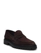 Aaron Penny Loafer - Brown Suede Brown Garment Project