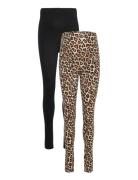 Mlsannie Jrs Legging 2-P Black Mamalicious