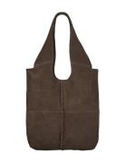 Suede Demi Bag Brown Becksöndergaard