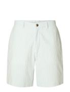 Slhregular-Karl Seersucker Shorts Noos White Selected Homme