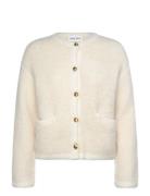 Carly Wool Blend Cardigan Cream Malina