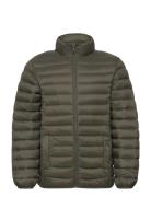 Quilted Jacket Khaki Mango