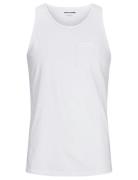 Jjjake Tampa Pocket Slub Tanktop White Jack & J S