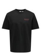 Onsspritz Italy Rlx Ss Tee Black ONLY & SONS