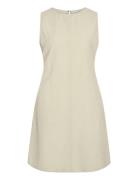 Viprisilla O-Neck S/L Short Dress Cream Vila