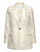 Crinkled Blazer Cream Coster Copenhagen