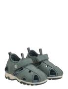 Baby Sandals W. Velcro Strap Green Color Kids