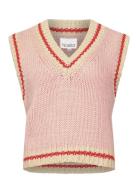 Kayanna Knit Vest Pink Noella