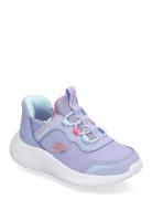 Girls Bounder Simple Cute Purple Skechers