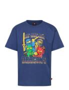 Lwtaffy 303 - T-Shirt S/S Navy LEGO Kidswear