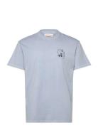 Printed T-Shirt Blue Revolution