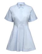 Isabelle Poplin Mini Shirt Drs Blue French Connection