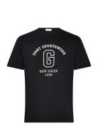 Graphic Ss T-Shirt Black GANT