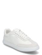 Cupsole Lace Up - Lth Sue Mix White Calvin Klein
