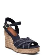 Tommy Hilfiger Espad High Wedge Navy Tommy Hilfiger