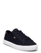 Vulc Canvas Lace Up Sneaker Navy Tommy Hilfiger