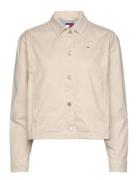 Tjw Essential Cotton Gmd Jacket Cream Tommy Jeans