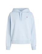 Reg Contrast Flag Hoodie Blue Tommy Hilfiger
