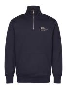 Small Graphic Half Zip Sweat Navy GANT